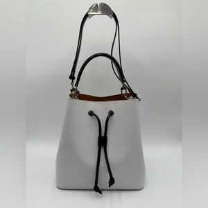 🦄❤️LOUIS VUITTON NEO NOE EPI LEATHER WHITE SHOULDER/CROSSBODY HANDBAG❤️🦄
